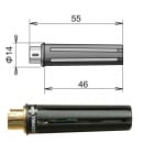Prostorová teplotní sonda s čidlem Pt1000, 200-80/M